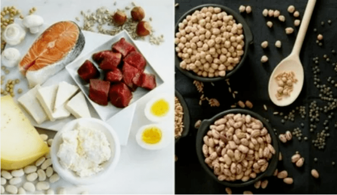 Beispiller vu Protein Diät Produkter