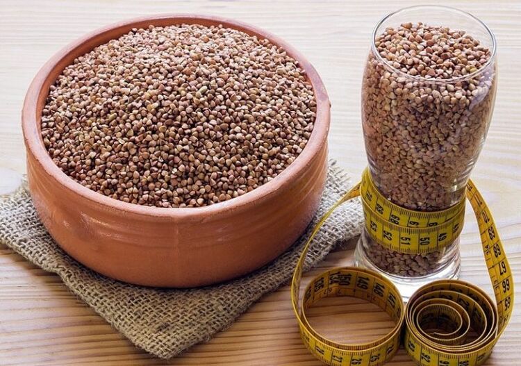 Buckwheat fir Gewiichtsverloscht
