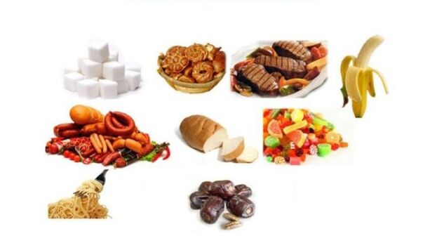 verbueden Liewensmëttel op enger Ernährung